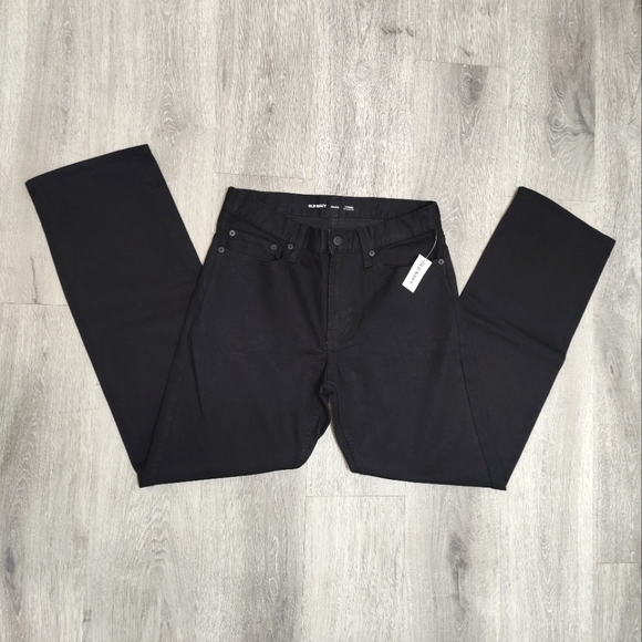 NWT Loose Built in Flex Jeans Black - Picture 1 of 7